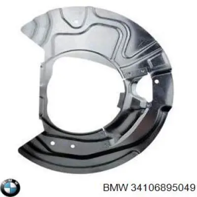 34106895049 BMW Proteção do freio de disco dianteiro esquerdo