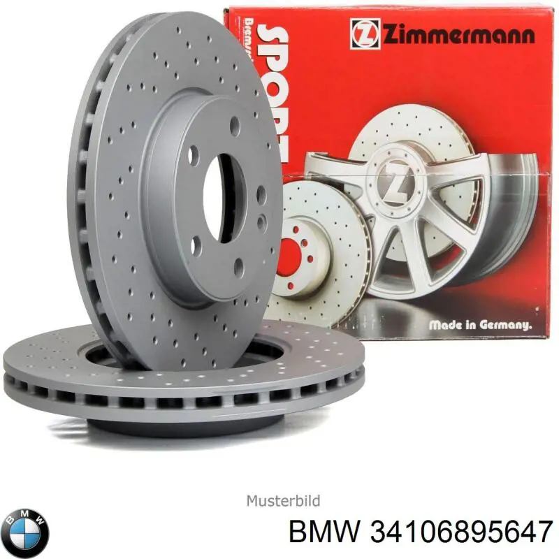 34106895647 BMW Disco do freio dianteiro
