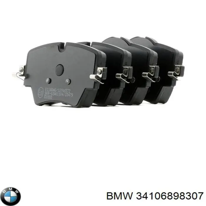 34106898307 BMW Sapatas do freio dianteiras de disco