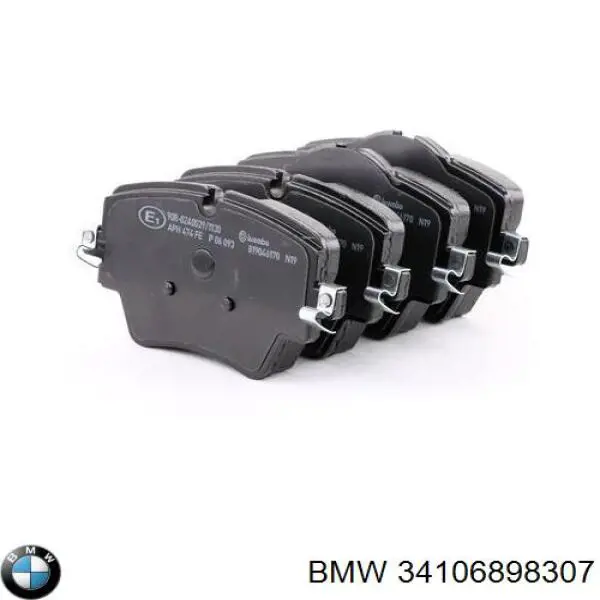 Sapatas do freio dianteiras de disco BMW 34106898307 preço, a partir de 49,05 USD