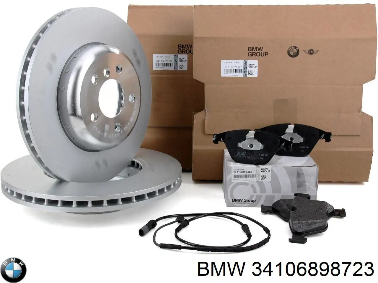 Disco do freio dianteiro BMW 34106898723 preço, a partir de 165,15 USD