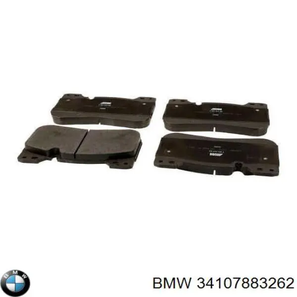 34107883262 BMW Sapatas do freio dianteiras de disco