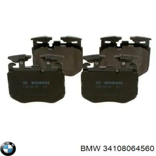 34108064560 BMW Sapatas do freio dianteiras de disco