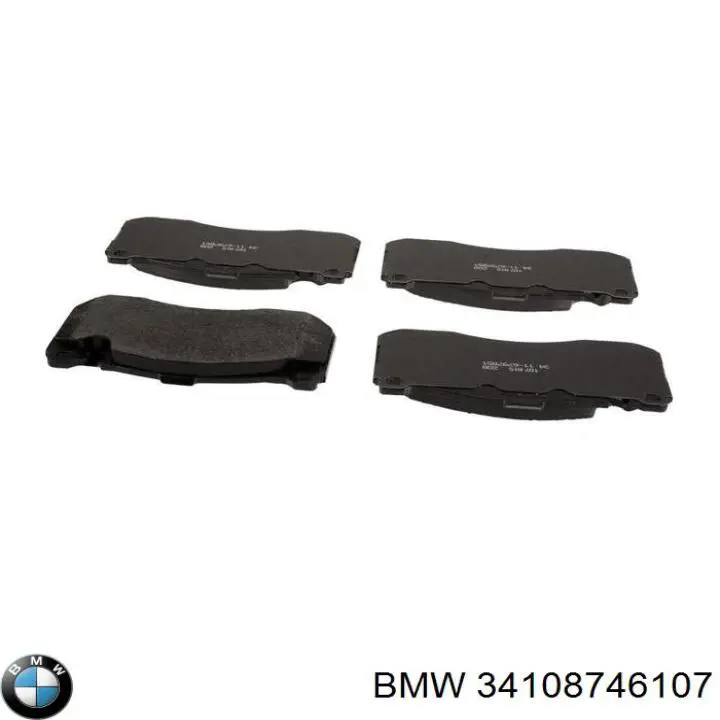 34108746107 BMW Sapatas do freio dianteiras de disco