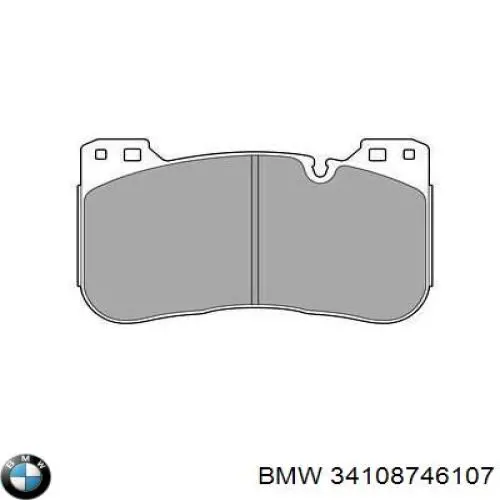 Sapatas do freio dianteiras de disco BMW 34108746107 preço, a partir de 178,12 USD