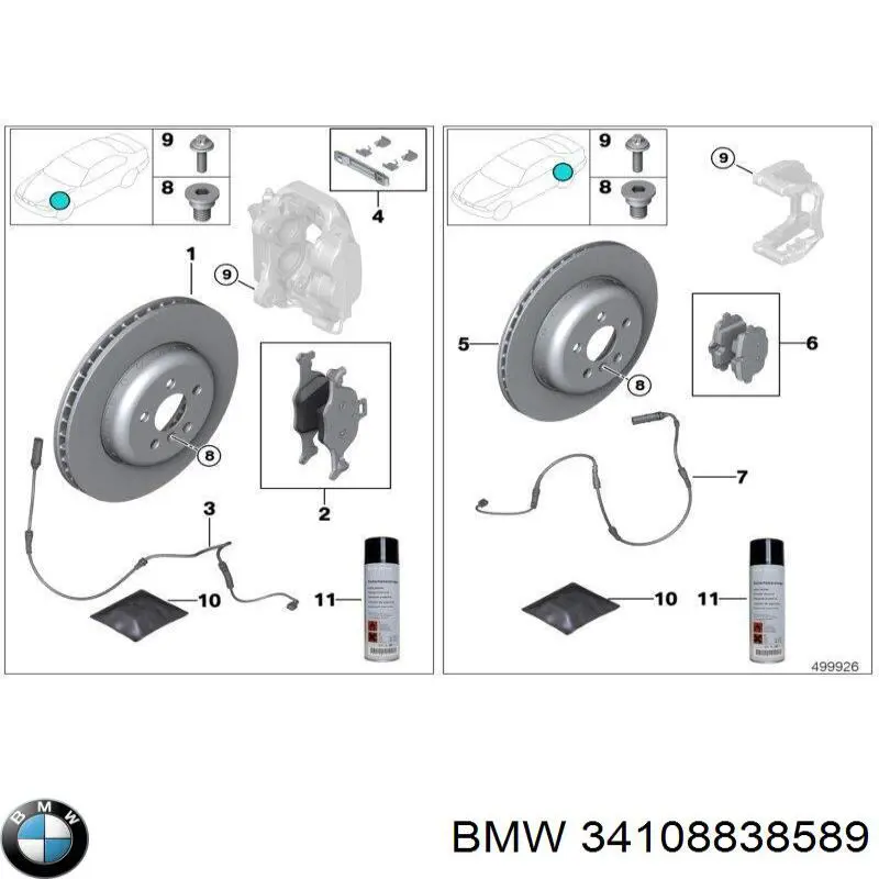 34108838589 BMW 