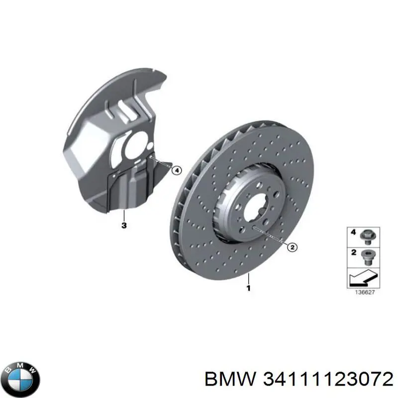 Parafuso do freio de disco BMW 34111123072 preço, a partir de 2,67 USD