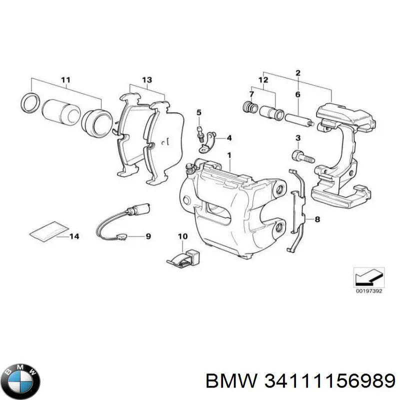 34111156989 BMW 