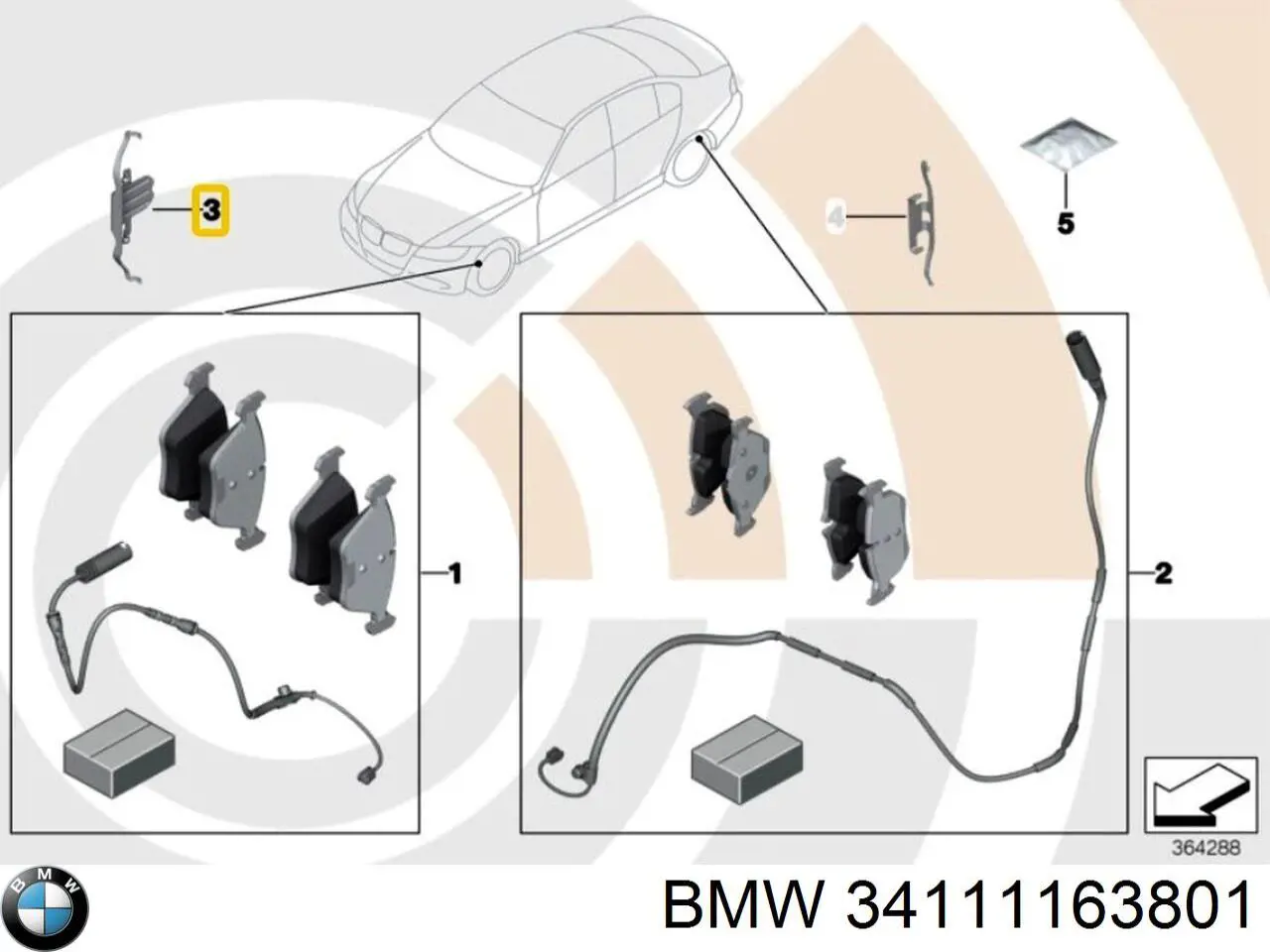 Fechadura de mola de suporte BMW 34111163801 preço, a partir de 16,00 USD