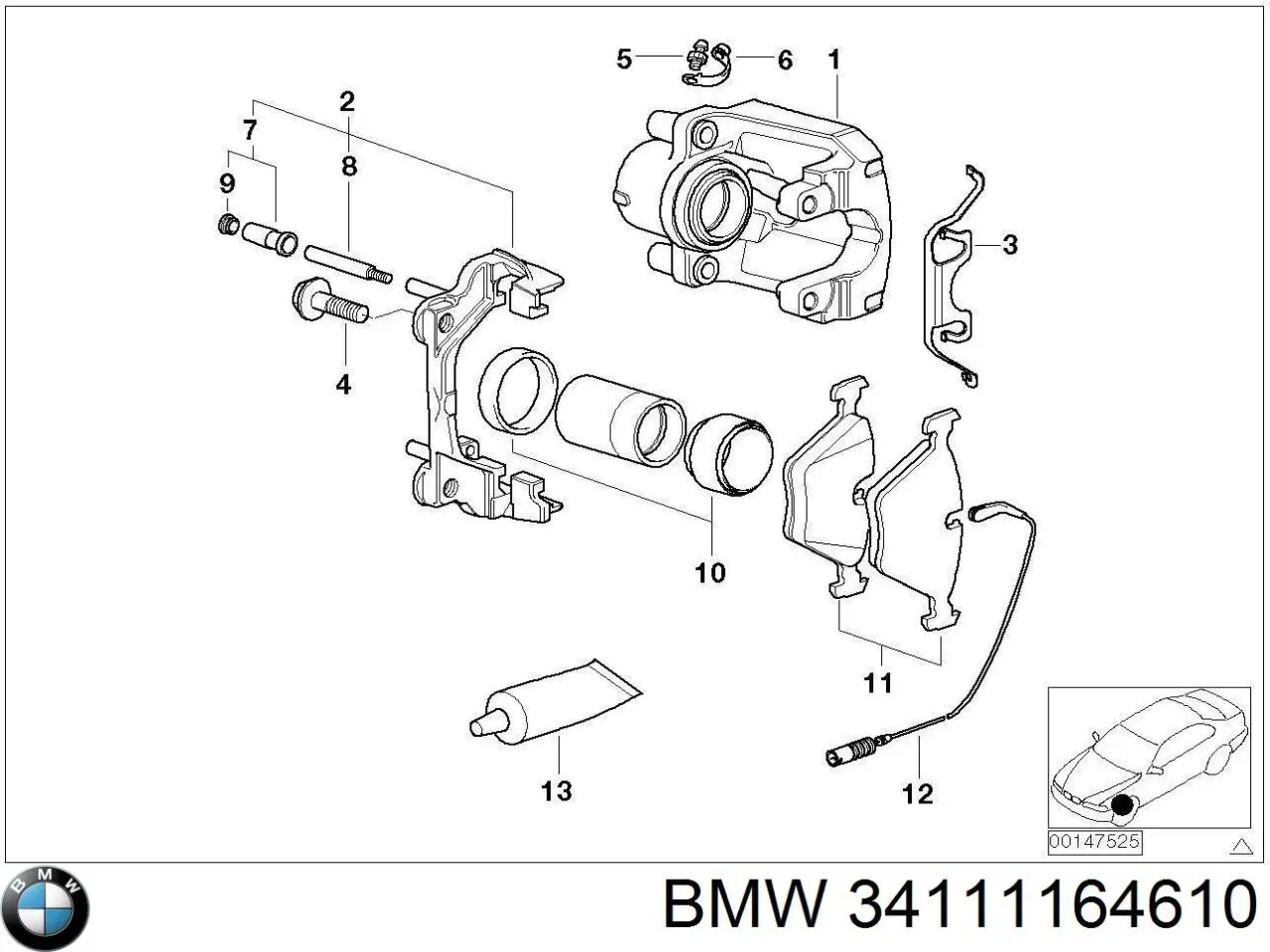  BMW 34111164610 preço, a partir de 308,41 USD
