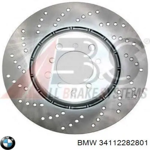 Compre 34112282801 BMW Disco do freio dianteiro