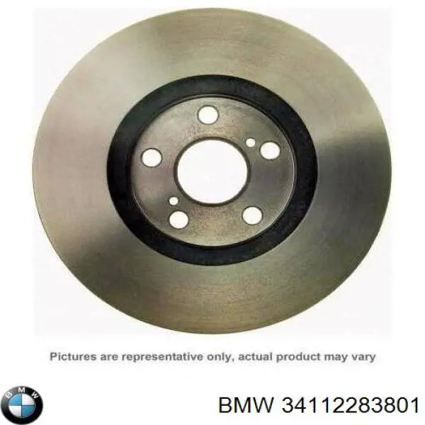 Disco do freio traseiro 34112283801 BMW