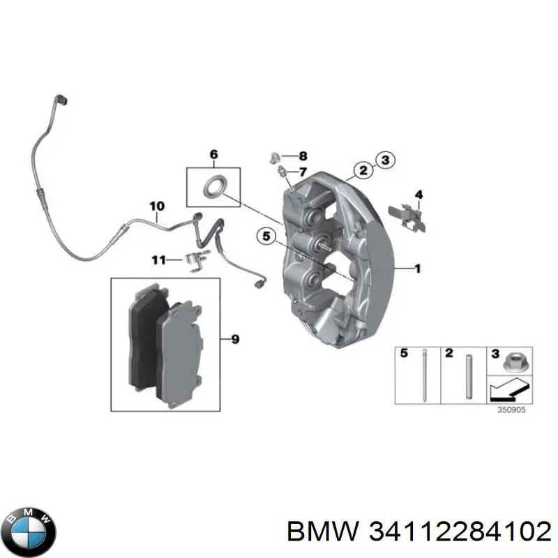 Disco do freio dianteiro BMW 34112284102 preço, a partir de 474,34 USD
