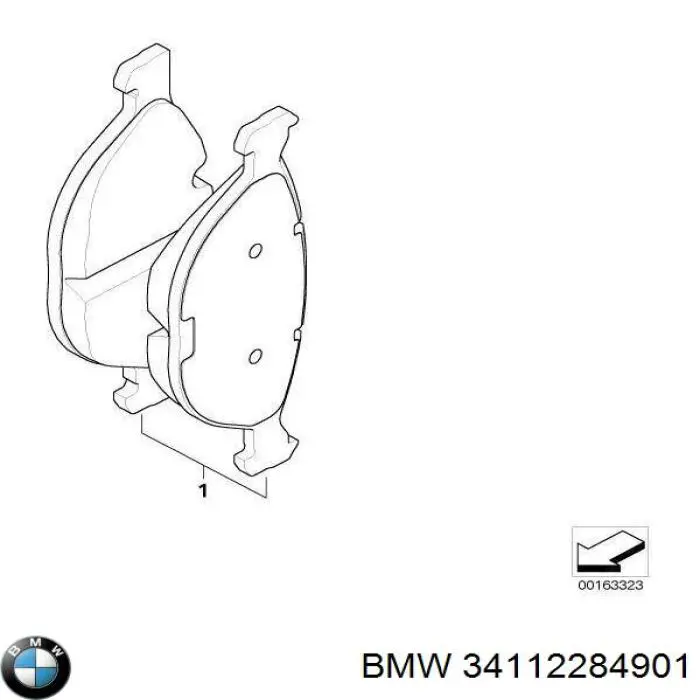 34112284901 BMW Disco do freio dianteiro