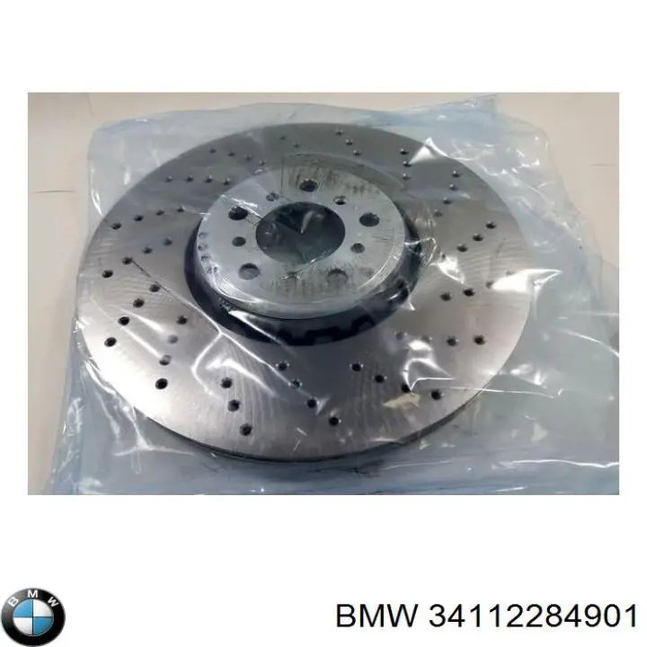 Compre 34112284901 BMW Disco do freio dianteiro