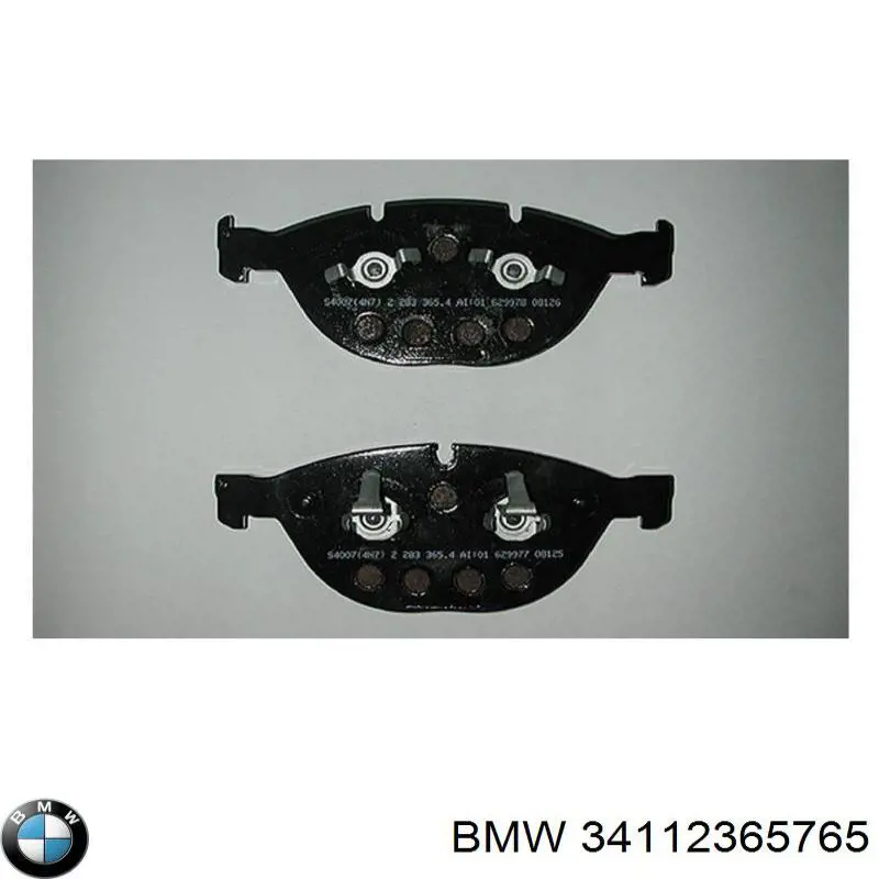 34112365765 BMW Sapatas do freio dianteiras de disco
