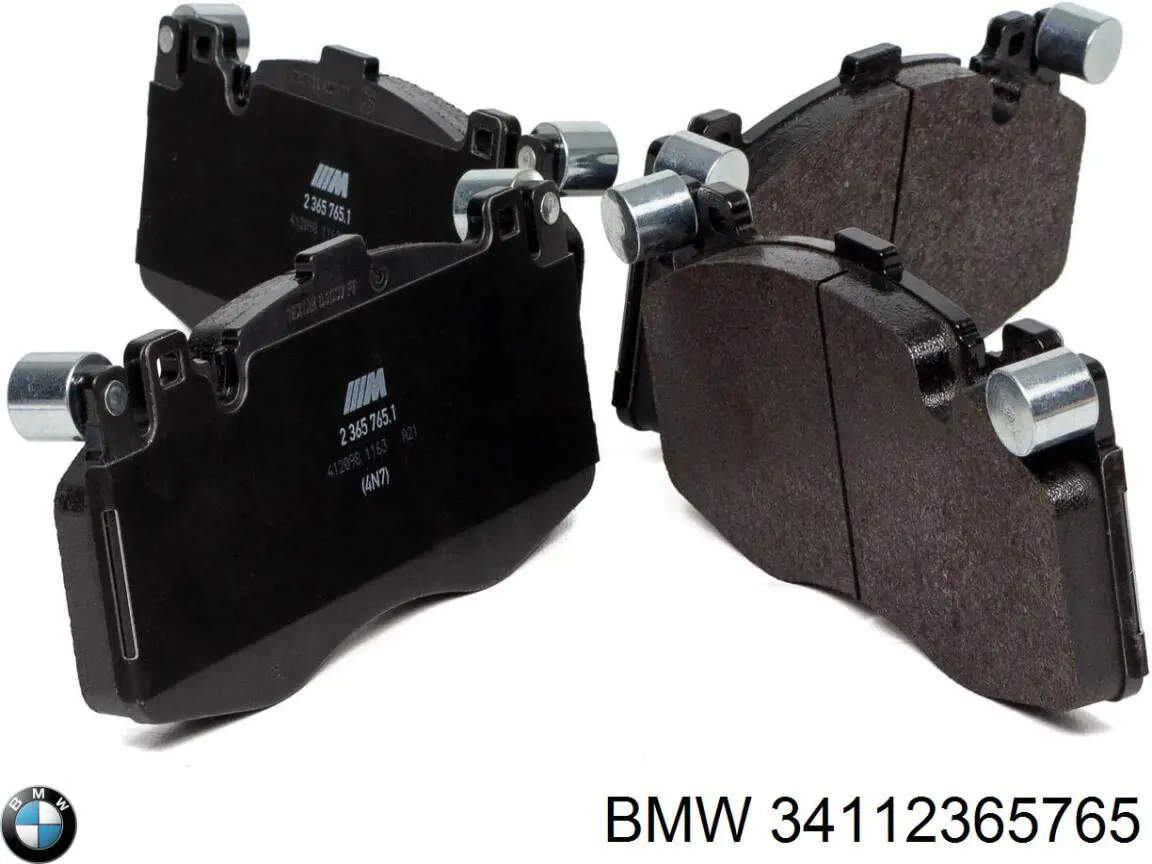 Sapatas do freio dianteiras de disco 34112365765 BMW