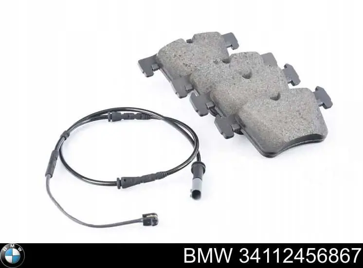 34112456867 BMW Sapatas do freio dianteiras de disco