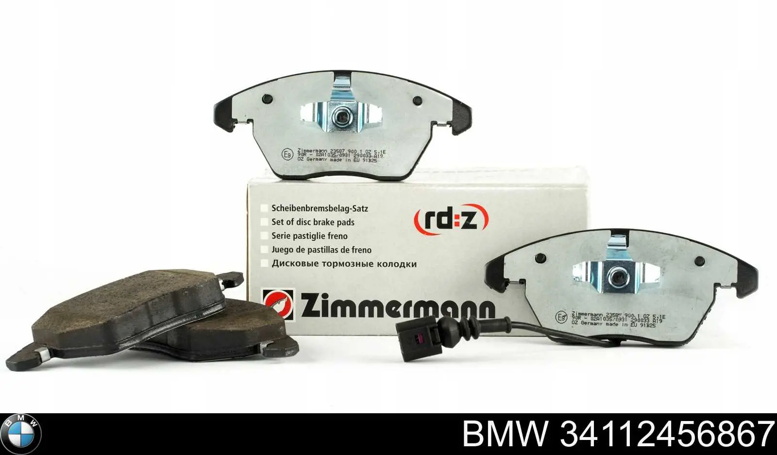 Sapatas do freio dianteiras de disco BMW 34112456867 preço, a partir de 47,33 USD