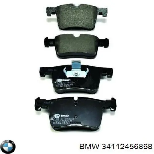 Sapatas do freio dianteiras de disco BMW 34112456868 preço, a partir de 56,59 USD