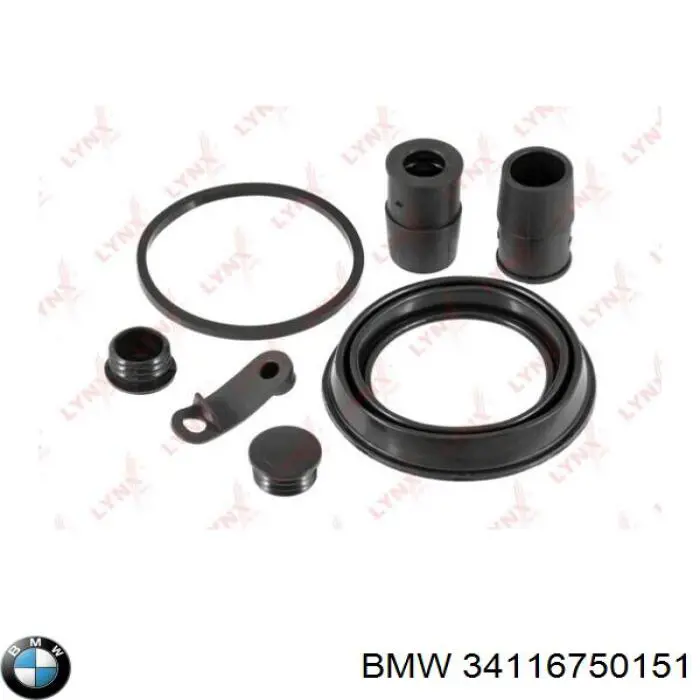 34116750151 BMW Kit de reparação de suporte do freio traseiro