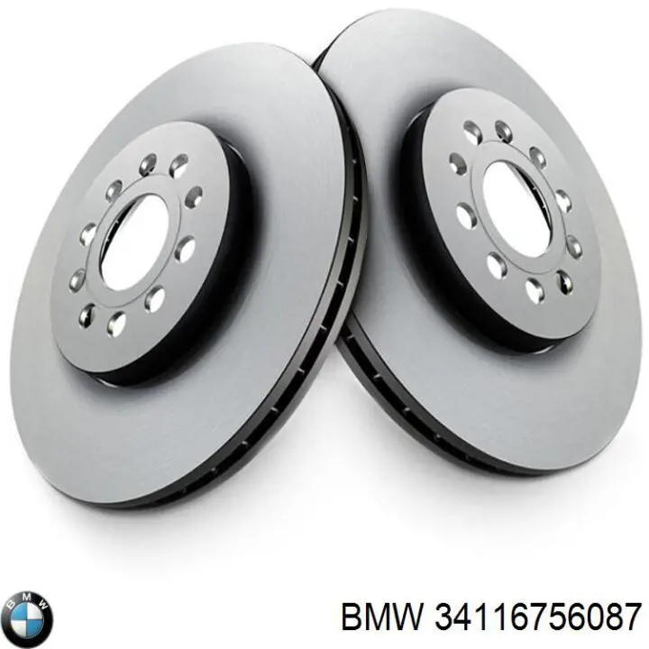Compre 34116756087 BMW Disco do freio dianteiro