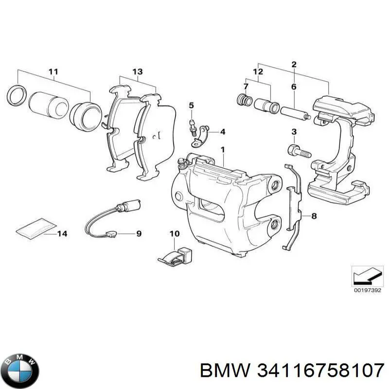 Tubo de ligação de bombeio de suporte do freio dianteiro BMW 34116758107 preço, a partir de 45,76 USD