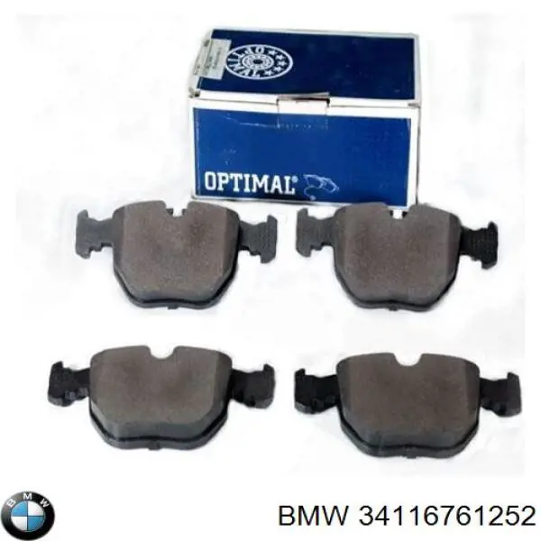 Sapatas do freio dianteiras de disco BMW 34116761252 preço, a partir de 34,52 USD