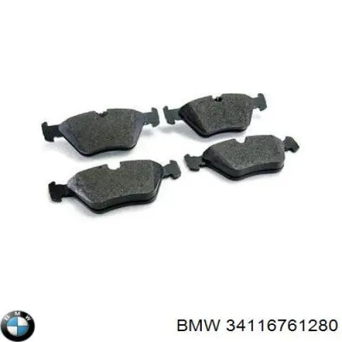Compre 34116761280 BMW Sapatas do freio dianteiras de disco