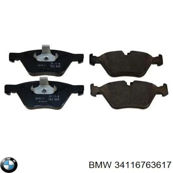 Sapatas do freio dianteiras de disco BMW 34116763617 preço, a partir de 46,55 USD