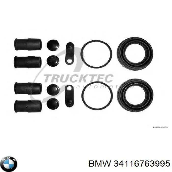 Compre 34116763995 BMW Kit de reparação de suporte do freio traseiro