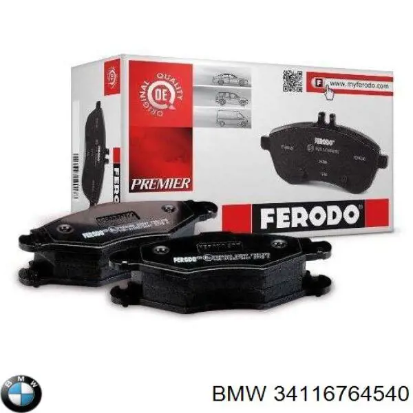 Sapatas do freio dianteiras de disco BMW 34116764540 preço, a partir de 49,48 USD