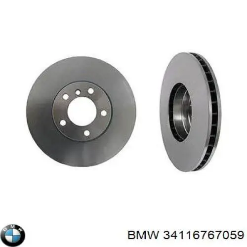 Disco do freio dianteiro BMW 34116767059 preço, a partir de 64,70 USD