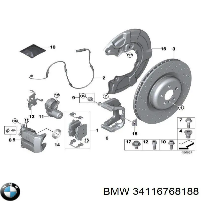  BMW 34116768188 preço, a partir de 5,35 USD