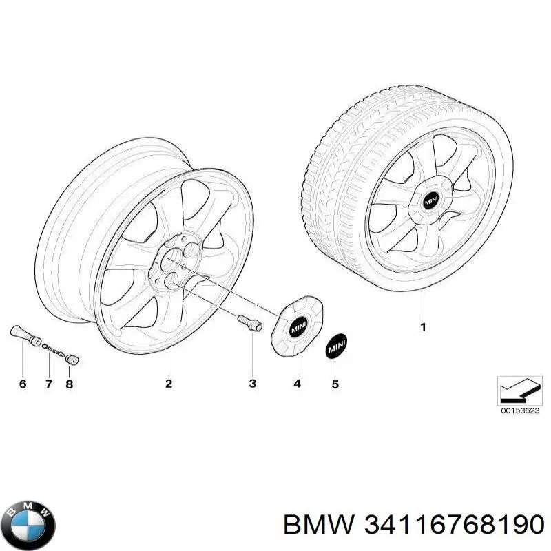  BMW 34116768190 preço, a partir de 8,49 USD