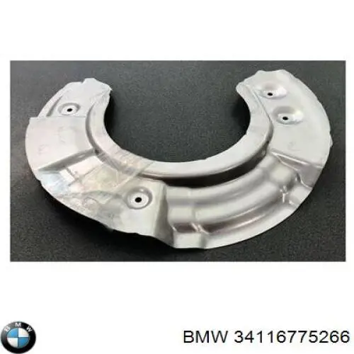 34116775266 BMW Proteção do freio de disco dianteiro direito