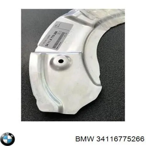 Proteção do freio de disco dianteiro direito BMW 34116775266 preço, a partir de 33,84 USD
