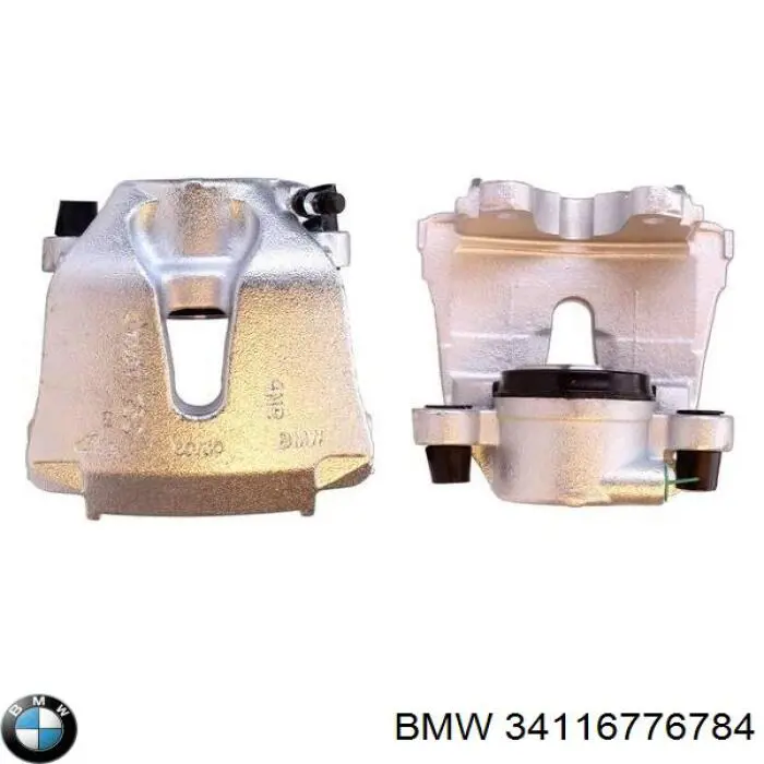 Compre 34116776784 BMW Suporte do freio dianteiro direito
