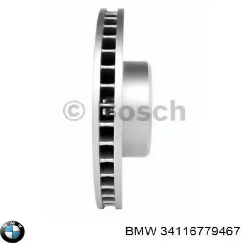 34116779467 BMW Disco do freio dianteiro