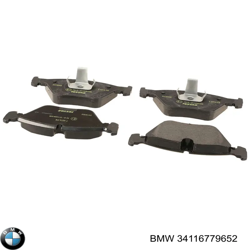 Sapatas do freio dianteiras de disco BMW 34116779652 preço, a partir de 39,50 USD