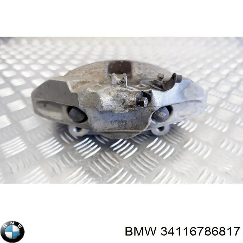 Compre 34116786817 BMW Suporte do freio dianteiro esquerdo