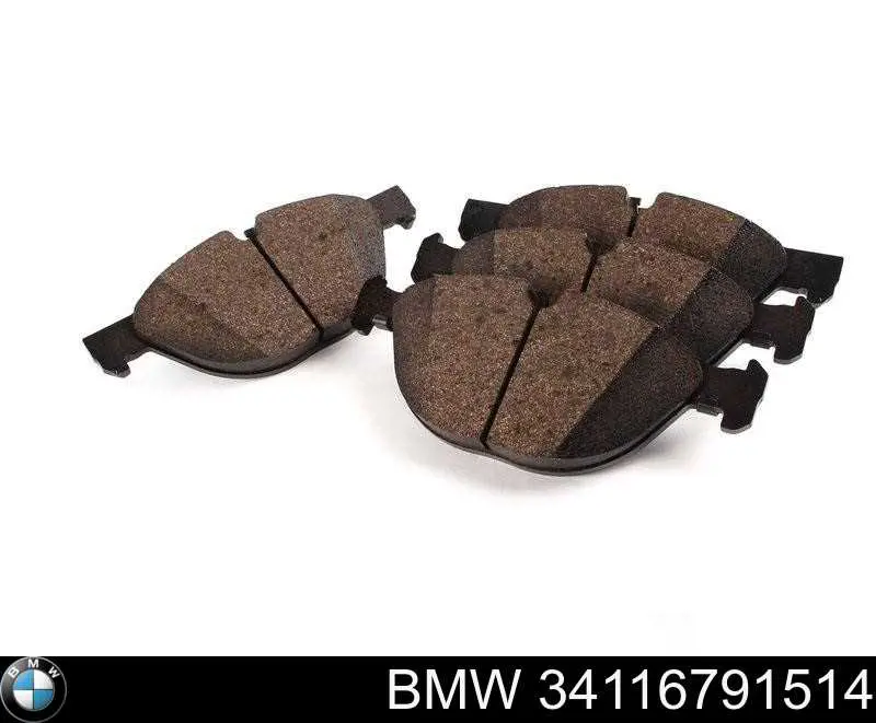 34116791514 BMW Sapatas do freio dianteiras de disco