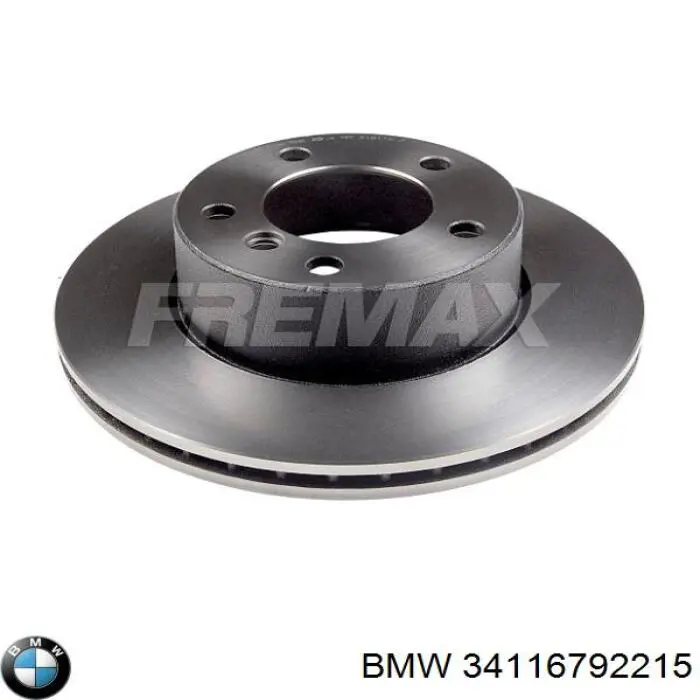 Compre 34116792215 BMW Disco do freio dianteiro