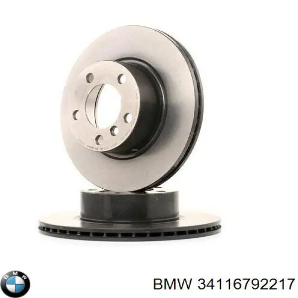 Disco do freio dianteiro BMW 34116792217 preço, a partir de 55,35 USD