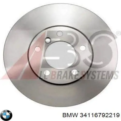 Compre 34116792219 BMW Disco do freio dianteiro