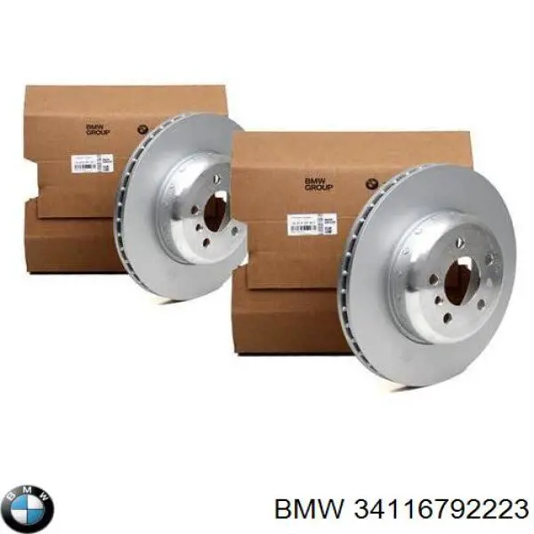 Disco do freio dianteiro BMW 34116792223 preço, a partir de 143,30 USD
