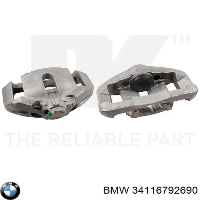 Compre 34116792690 BMW Suporte do freio dianteiro direito