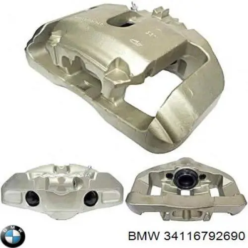 34116792690 BMW Suporte do freio dianteiro direito