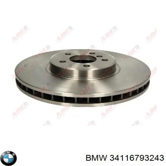 Disco do freio dianteiro BMW 34116793243 preço, a partir de 90,24 USD