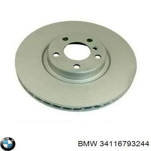 Compre 34116793244 BMW Disco do freio dianteiro